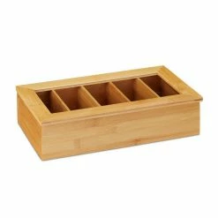 relaxdays Teebox »Teebox Bambus 5 Fächer«, Bambus -Neuetischkultur Verkäufe 2022 3ad8108b ebd0 5338 9f39 200b8a1d05c4