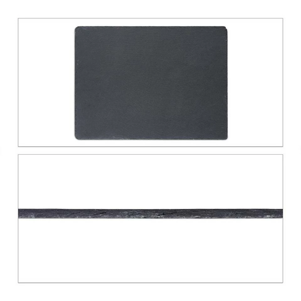 relaxdays Servierplatte »24 x Schieferplatte 30x40 cm«, Schiefer 9 relaxdays Servierplatte »24 x Schieferplatte 30x40 cm«, Schiefer – Bild 9