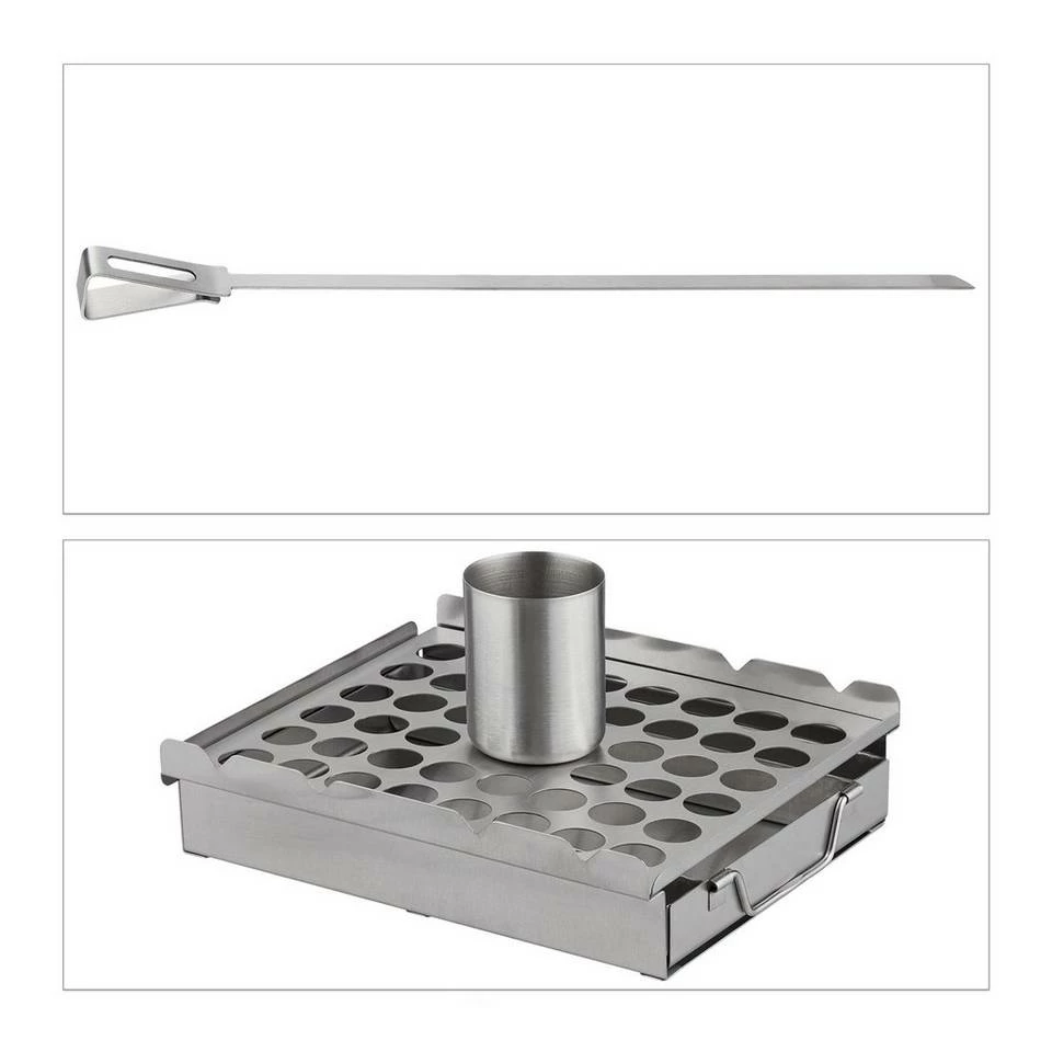 relaxdays Grillguthalter »Grillaufsatz Multifunktion«, Edelstahl 10 relaxdays Grillguthalter »Grillaufsatz Multifunktion«, Edelstahl – Bild 10