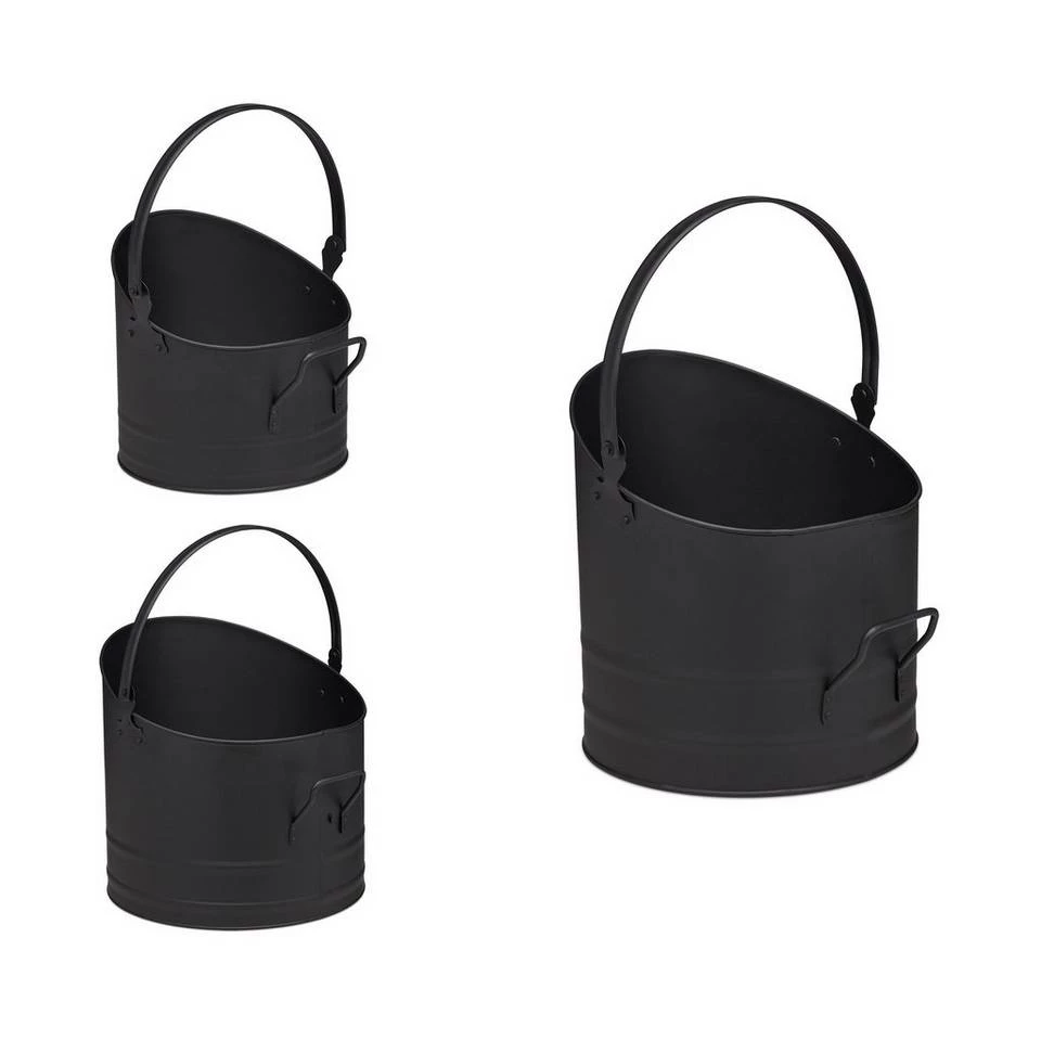 relaxdays Aschekasten »Pelleteimer 3er Set« 9 relaxdays Aschekasten »Pelleteimer 3er Set« – Bild 9