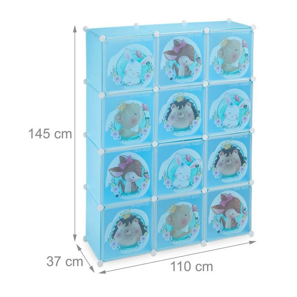 relaxdays Steckregal »Kinder Steckregal mit Kleiderstangen« 4 relaxdays Steckregal »Kinder Steckregal mit Kleiderstangen« – Bild 4