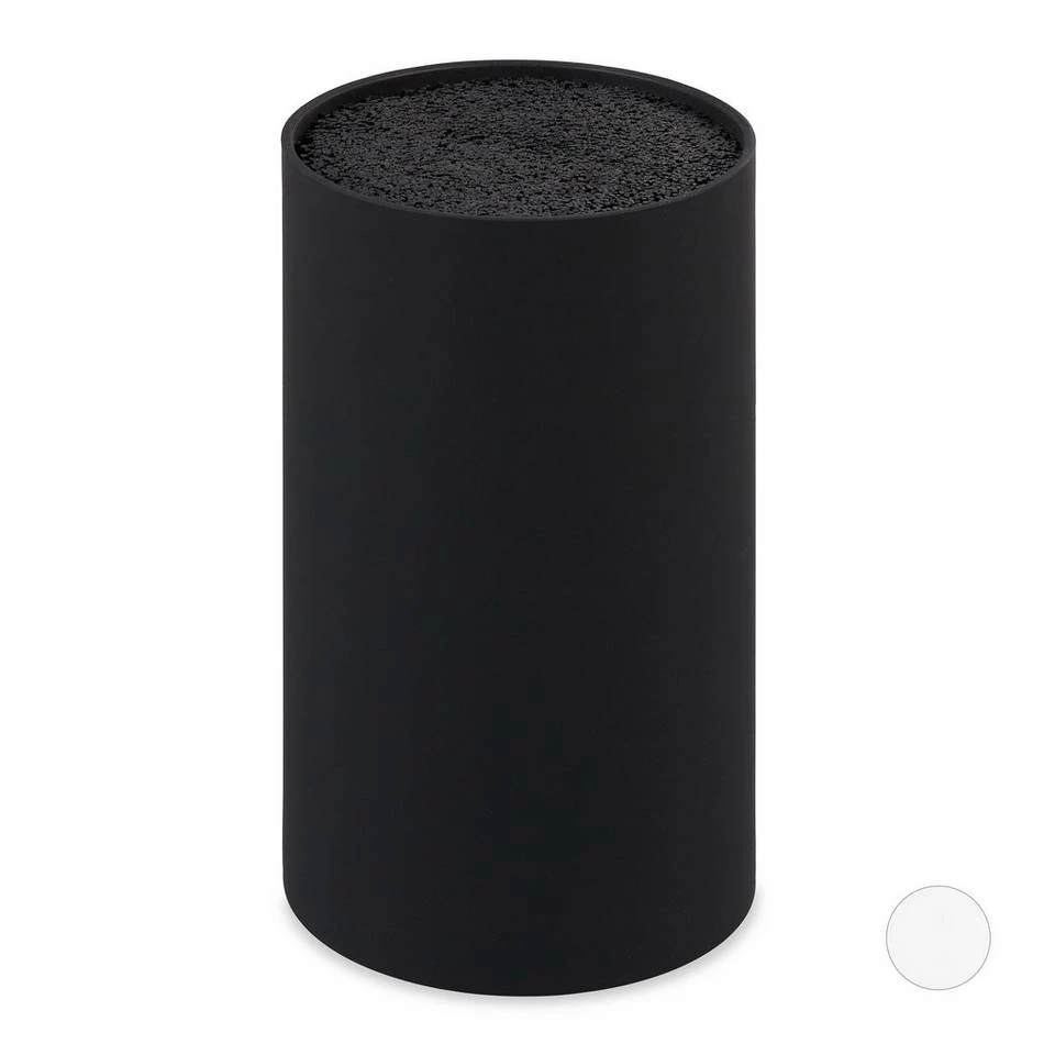 relaxdays Messerblock »Messerblock unbestückt versch. Farben«, Weiß Weiß Schwarz, Schwarz 9 relaxdays Messerblock »Messerblock unbestückt versch. Farben«, Weiß Weiß Schwarz, Schwarz – Bild 9