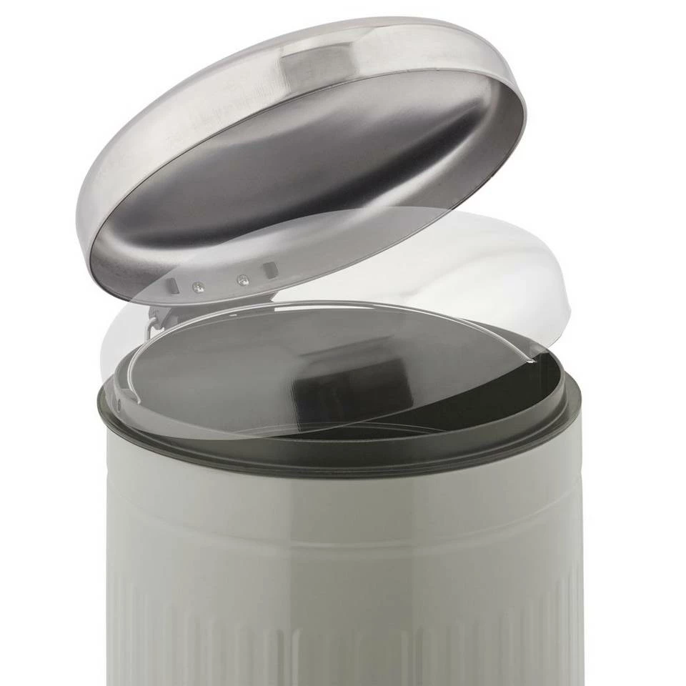 relaxdays Mülleimer »Mülleimer 12 Liter«, hellgrau Grau Silber Schwarz, Schwarz Silber, Weiß Silber Schwarz 7 relaxdays Mülleimer »Mülleimer 12 Liter«, hellgrau Grau Silber Schwarz, Schwarz Silber, Weiß Silber Schwarz – Bild 7