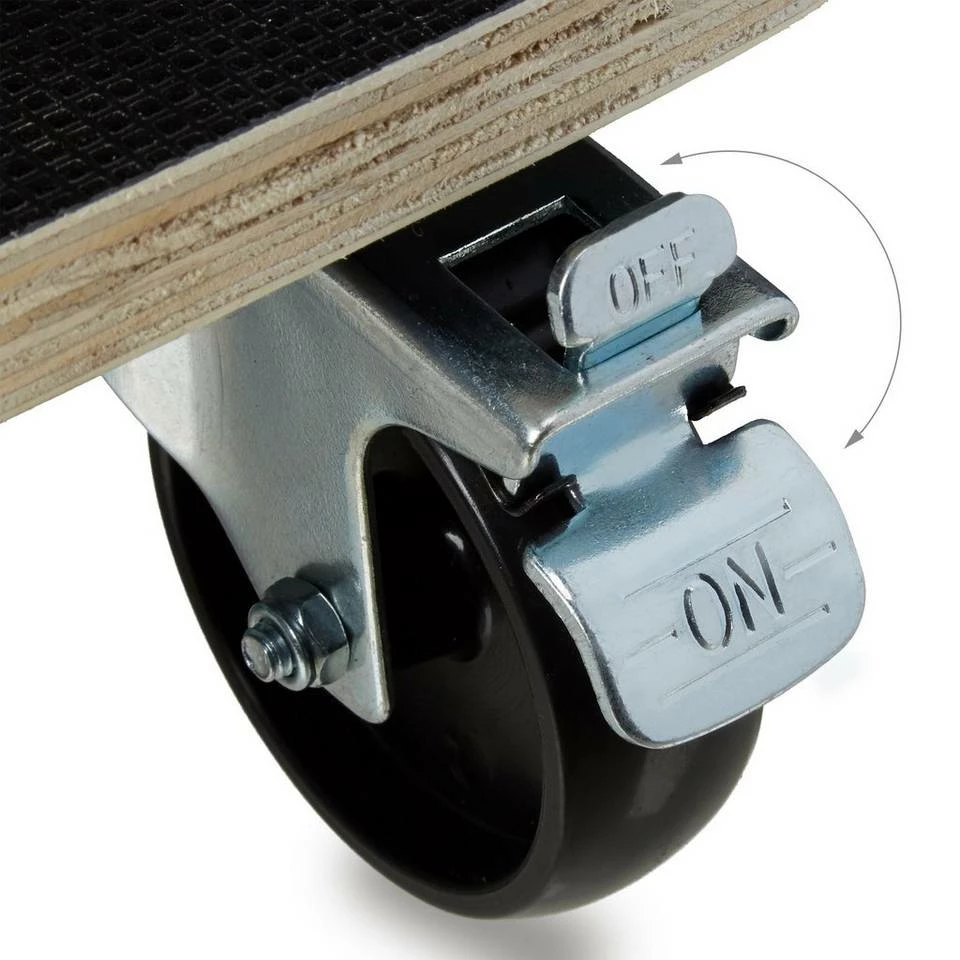 relaxdays Transportroller »2 x Transportroller mit Bremse 400 kg« 4 relaxdays Transportroller »2 x Transportroller mit Bremse 400 kg« – Bild 4