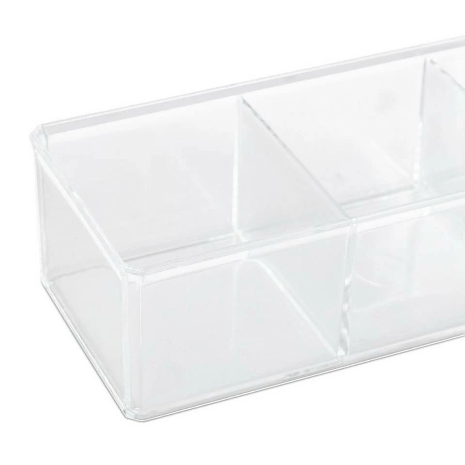 relaxdays Teebox »Transparente Teebox mit 3 Fächern«, Kunststoff 8 relaxdays Teebox »Transparente Teebox mit 3 Fächern«, Kunststoff – Bild 8