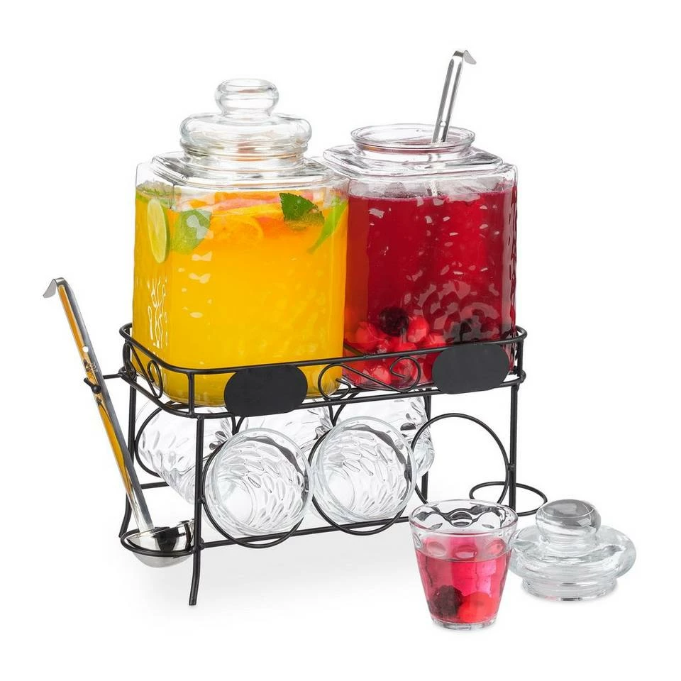 relaxdays Bowle-Set »Bowleset mit 6 Trinkgläsern« 1 relaxdays Bowle-Set »Bowleset mit 6 Trinkgläsern«