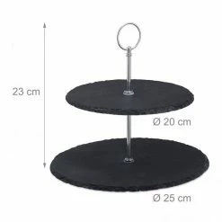 relaxdays Etagere »2 x Etagere Schiefer 2 Etagen«, Schiefer -Neuetischkultur Verkäufe 2022 47142b01 8dc6 55f4 90b2 4a8517033900