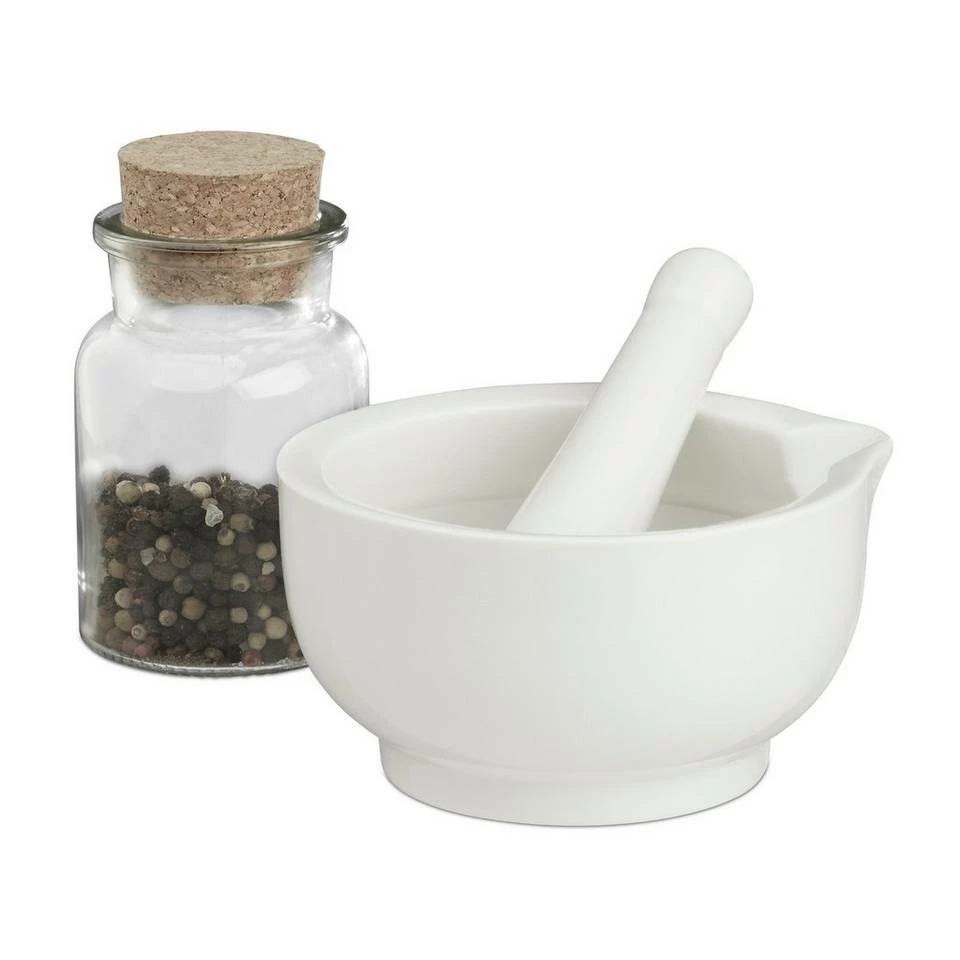 relaxdays Mörser »Mörser mit Stößel Porzellan«, M 1 relaxdays Mörser »Mörser mit Stößel Porzellan«, M