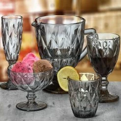 relaxdays Gläser-Set »Graues Gläser Set 7-tlg.«, Glas -Neuetischkultur Verkäufe 2022 484436eb cfff 5c5d bc2d 0c4654bcd7e4
