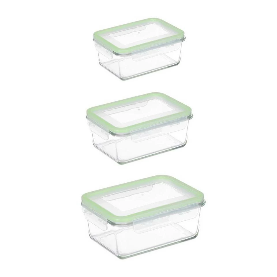 relaxdays Frischhaltedose »Frischhaltedosen Glas 3er Set«, Glas 9 relaxdays Frischhaltedose »Frischhaltedosen Glas 3er Set«, Glas – Bild 9