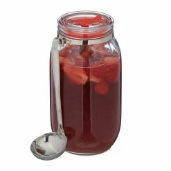 relaxdays Vorratsglas »Vorratsglas 2 Liter«, Glas