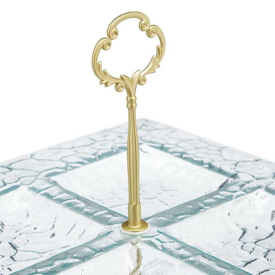 relaxdays Etagere »Eckige Etagere aus Glas«, Glas 7 relaxdays Etagere »Eckige Etagere aus Glas«, Glas – Bild 7