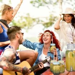 relaxdays Getränkespender Getränkespender Set 4 Gläser -Neuetischkultur Verkäufe 2022 4d40b526 a737 5af5 b30a eb87f2d394d3