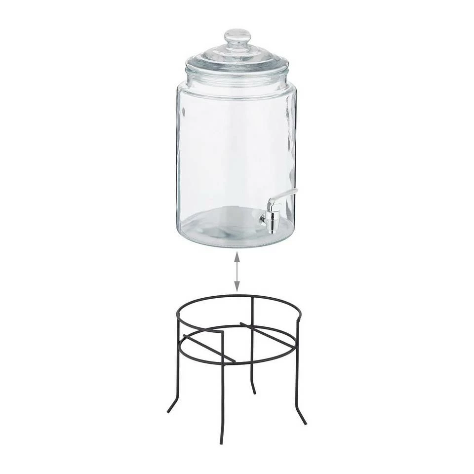 relaxdays Getränkespender Getränkespender Set mit 4 Trinkgläsern 6 relaxdays Getränkespender Getränkespender Set mit 4 Trinkgläsern – Bild 6