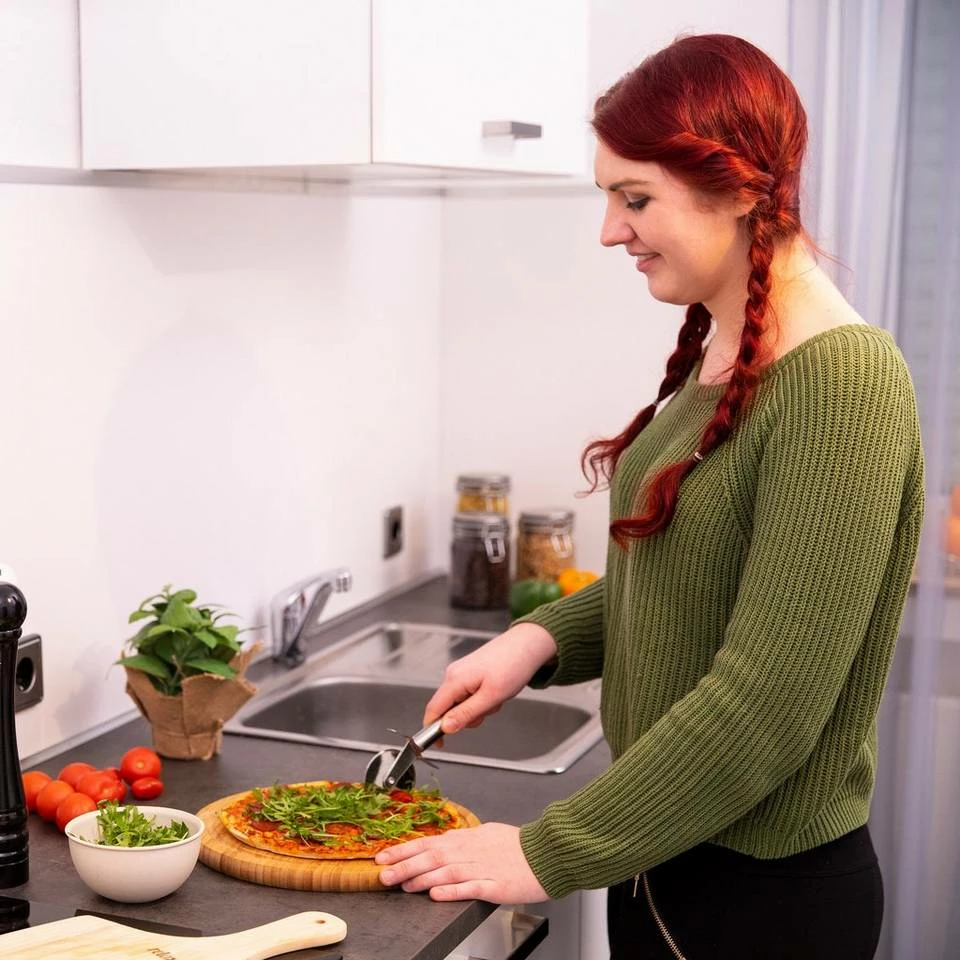 relaxdays Pizzaschneider »Pizzaschneider Edelstahl« 3 relaxdays Pizzaschneider »Pizzaschneider Edelstahl« – Bild 3