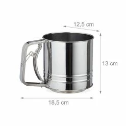 relaxdays Küchensieb »10 x Einhand Mehlsieb Edelstahl«, Edelstahl -Neuetischkultur Verkäufe 2022 507ce112 a971 50cc ac7b 034257f64657