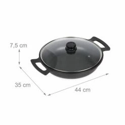 relaxdays Servierpfanne »Servierpfanne mit Glasdeckel« -Neuetischkultur Verkäufe 2022 508366f1 4999 5250 904e 40dc5889cf92