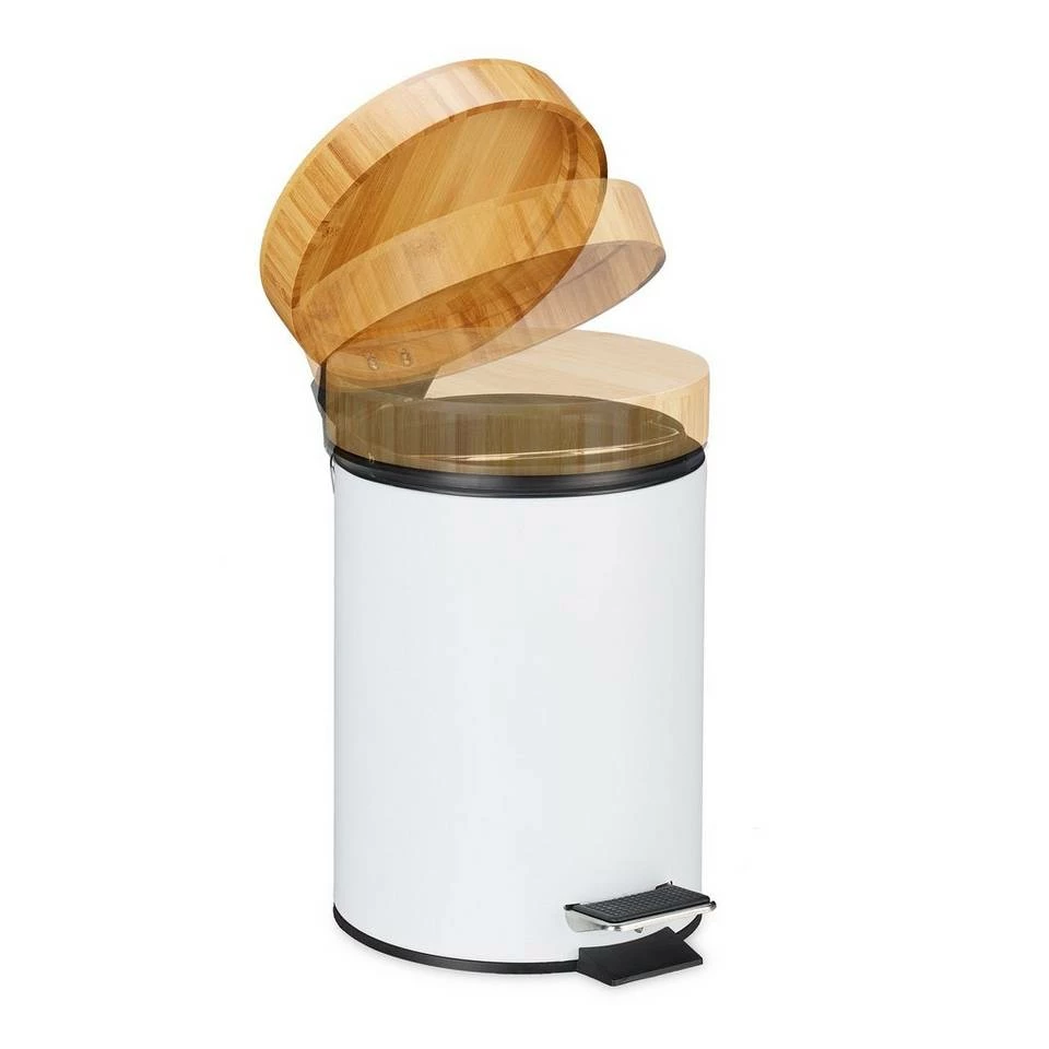 relaxdays Mülleimer »Mülleimer Bad 3 l«, Weiß 2 relaxdays Mülleimer »Mülleimer Bad 3 l«, Weiß – Bild 2