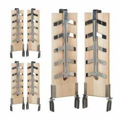 relaxdays Grillguthalter »6 x Flammlachsbretter«, Holz