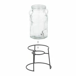 relaxdays Getränkespender Getränkespender Set mit Gläsern -Neuetischkultur Verkäufe 2022 51797547 30ce 55f4 8aed cbb9c941f7a3