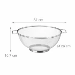 relaxdays Küchensieb »3 x Standsieb Edelstahl«, Edelstahl -Neuetischkultur Verkäufe 2022 528516ed fa26 56a3 9119 434d4e166121