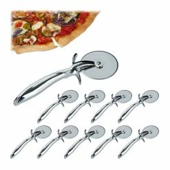 relaxdays Pizzaschneider »10 x Profi Pizzaschneider«