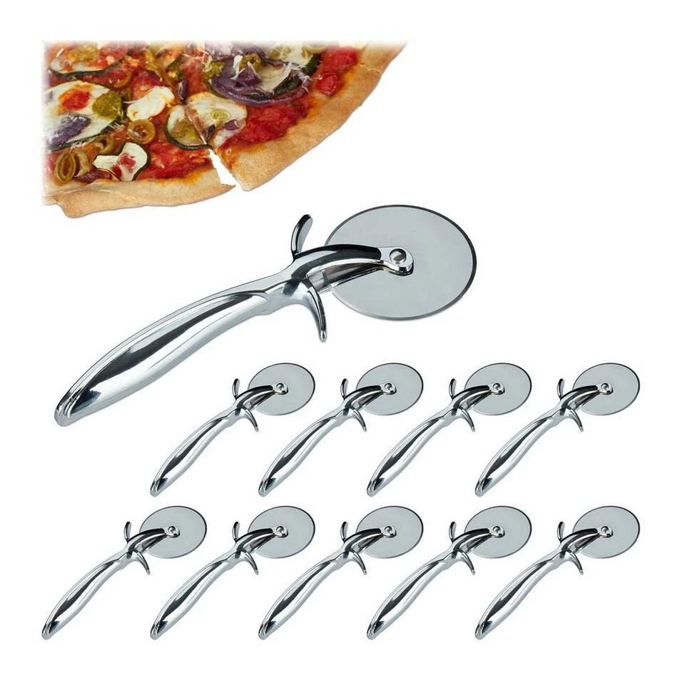 relaxdays Pizzaschneider »10 x Profi Pizzaschneider« 1 relaxdays Pizzaschneider »10 x Profi Pizzaschneider«