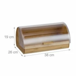 relaxdays Brotkasten »Rollbrotkasten Bambus groß«, Bambus -Neuetischkultur Verkäufe 2022 5438f9fb c799 5371 9a51 50588f1531d6