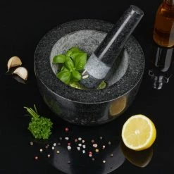 relaxdays Mörser »Runder Mörser mit Stößel aus Granit« -Neuetischkultur Verkäufe 2022 570faa2d f282 55fe 91ae 49d0e22671bb