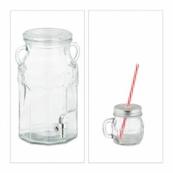 relaxdays Getränkespender Getränkespender Set mit Gläsern -Neuetischkultur Verkäufe 2022 5786791f 3103 507b a3c1 44bd604e1a36