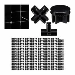 relaxdays Steckregal »640 x Verbindungsstück Regal schwarz«