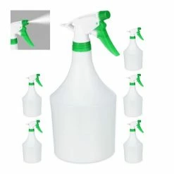 relaxdays Sprühflasche »6x Sprühflasche in Grün«
