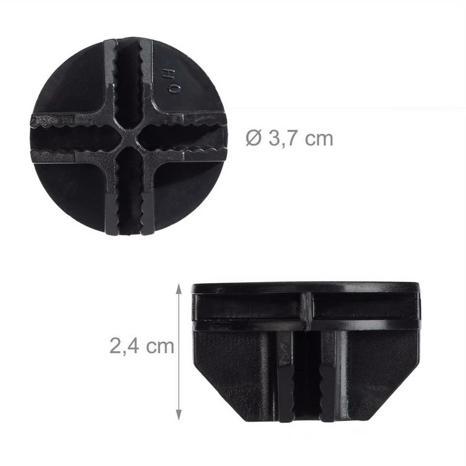 relaxdays Steckregal »320x Verbindungsstück Steckregal schwarz« 4 relaxdays Steckregal »320x Verbindungsstück Steckregal schwarz« – Bild 4