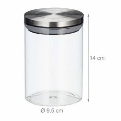relaxdays Vorratsglas »Vorratsglas 3er Set je 600 ml«, Glas 11 relaxdays Vorratsglas »Vorratsglas 3er Set je 600 ml«, Glas -Neuetischkultur Verkäufe 2022 58d48314 eb91 5343 9856 5d852d63f41b