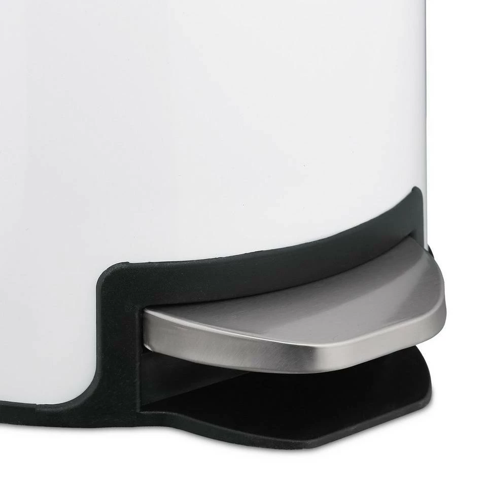 relaxdays Mülleimer »Mülleimer 12 L«, Weiß Grau Silber Schwarz, Weiß Silber Schwarz, Schwarz Silber 9 relaxdays Mülleimer »Mülleimer 12 L«, Weiß Grau Silber Schwarz, Weiß Silber Schwarz, Schwarz Silber – Bild 9