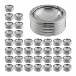 relaxdays Aschenbecher »36 x Windaschenbecher mit Deckel«