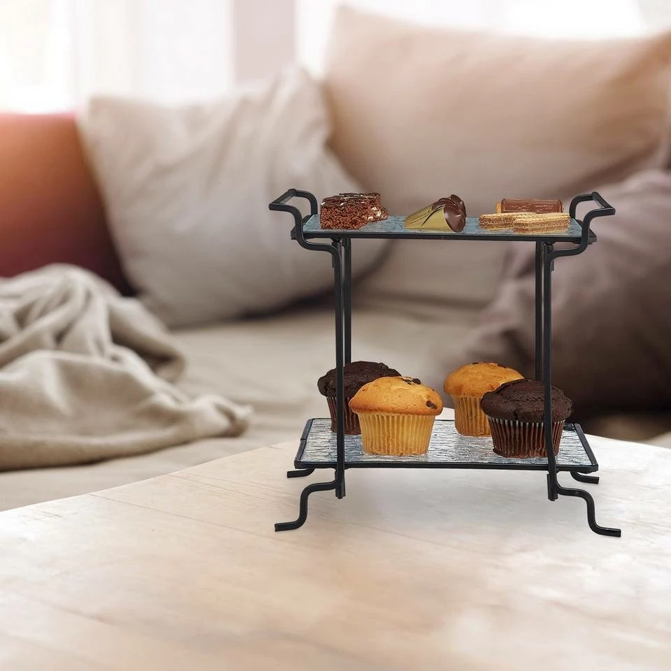 relaxdays Etagere »Moderne Etagere aus Glas«, Glas 3 relaxdays Etagere »Moderne Etagere aus Glas«, Glas – Bild 3