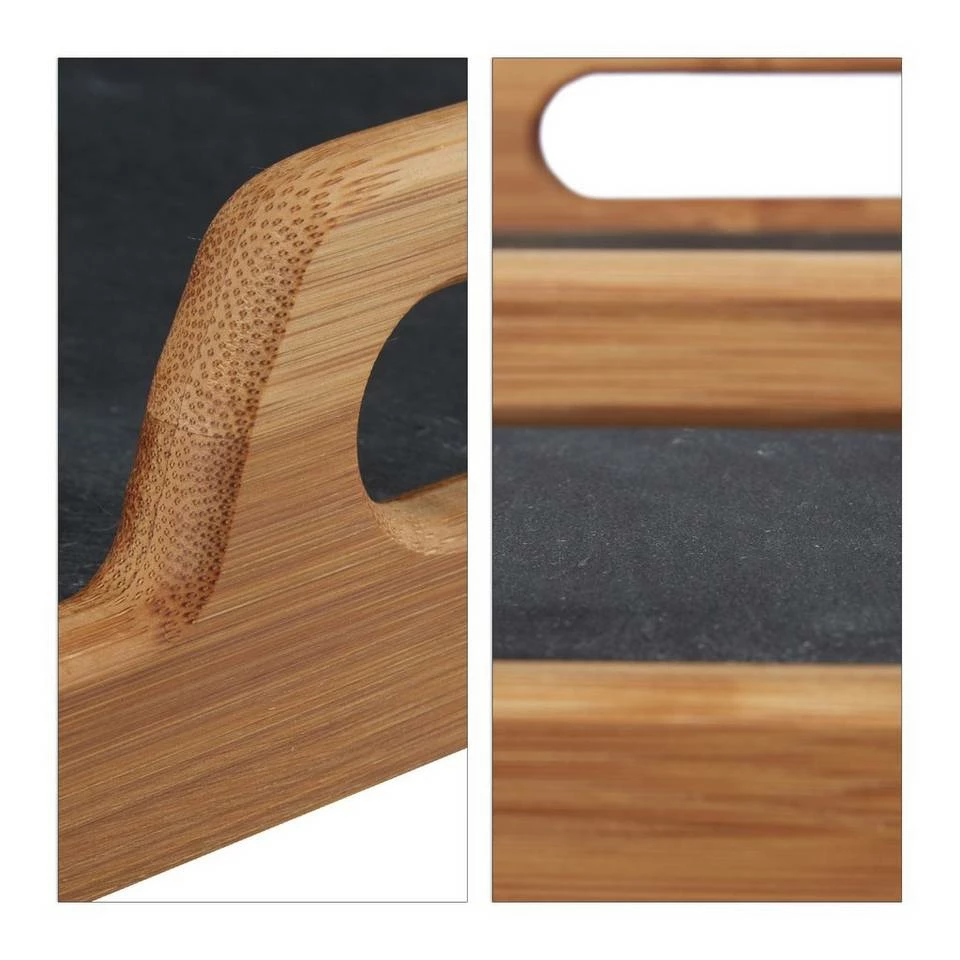 relaxdays Tranchierbrett »4 x großes Tranchierbrett aus Bambus«, Bambus 5 relaxdays Tranchierbrett »4 x großes Tranchierbrett aus Bambus«, Bambus – Bild 5