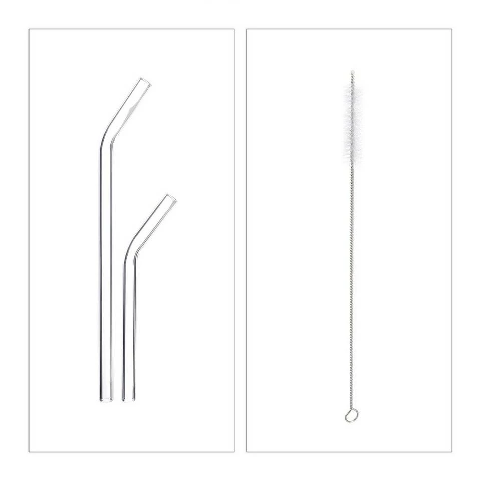 relaxdays Trinkhalme »96 x Strohhalme Glas gebogen 15 & 23 cm« 9 relaxdays Trinkhalme »96 x Strohhalme Glas gebogen 15 & 23 cm« – Bild 9