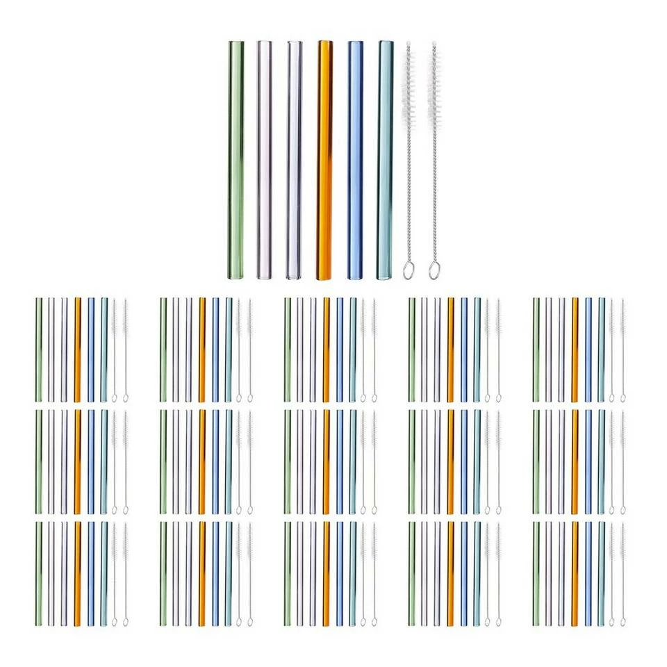 relaxdays Trinkhalme »96 x Strohhalme Glas bunt 15 cm« 1 relaxdays Trinkhalme »96 x Strohhalme Glas bunt 15 cm«