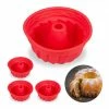 relaxdays Gugelhupfform »4 x Gugelhupfform aus Silikon«