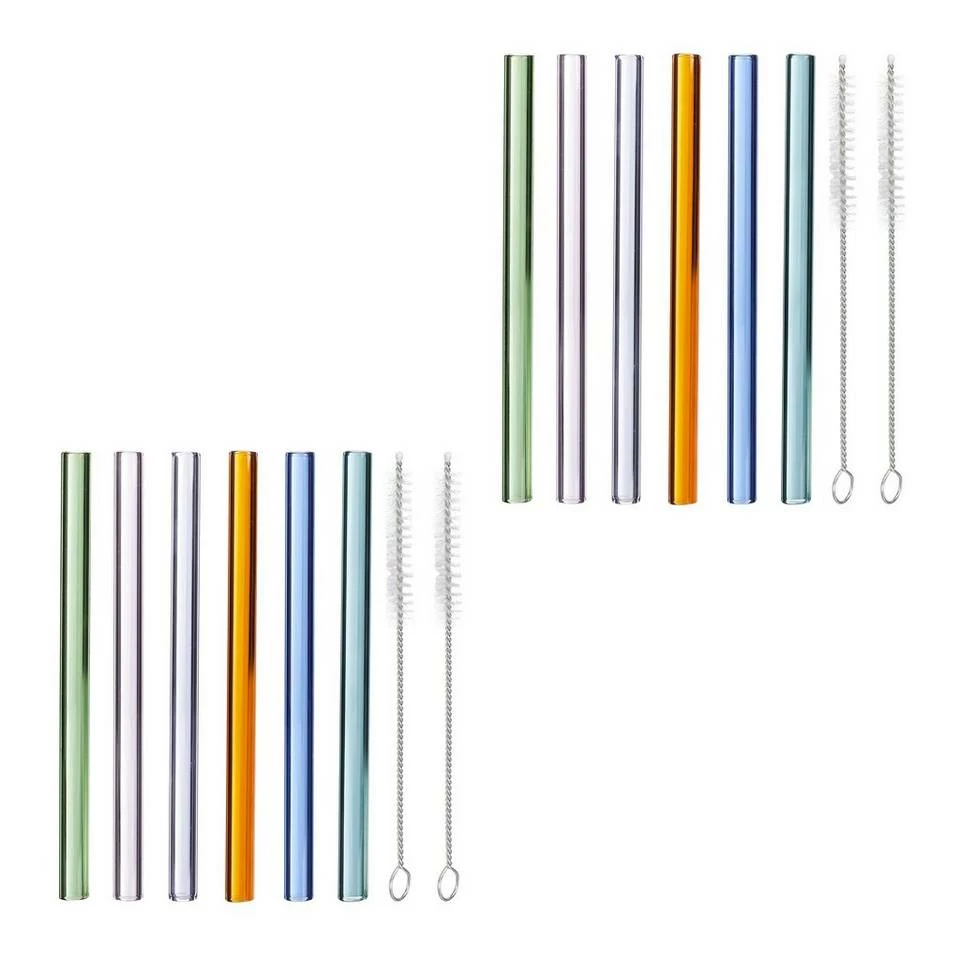 relaxdays Trinkhalme »12 x Strohhalme Glas bunt 15 cm« 1 relaxdays Trinkhalme »12 x Strohhalme Glas bunt 15 cm«