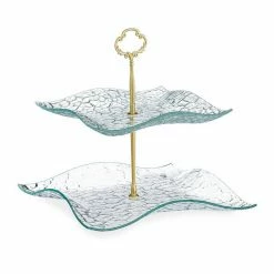 relaxdays Etagere »Geschwungene Etagere 2-stöckig«, Glas -Neuetischkultur Verkäufe 2022 5e7d3504 9b66 50bd 9302 89d0a2d4dbd3