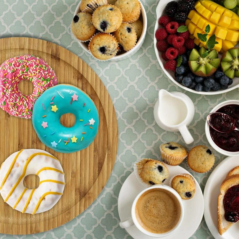 relaxdays Servierteller »Servierplatte Bambus«, Bambus 5 relaxdays Servierteller »Servierplatte Bambus«, Bambus – Bild 5