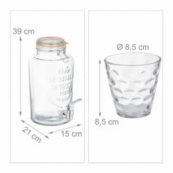 relaxdays Getränkespender Getränkespender Set Retro -Neuetischkultur Verkäufe 2022 61e8f0d8 6d26 50bd 9f13 d57d8cd61266