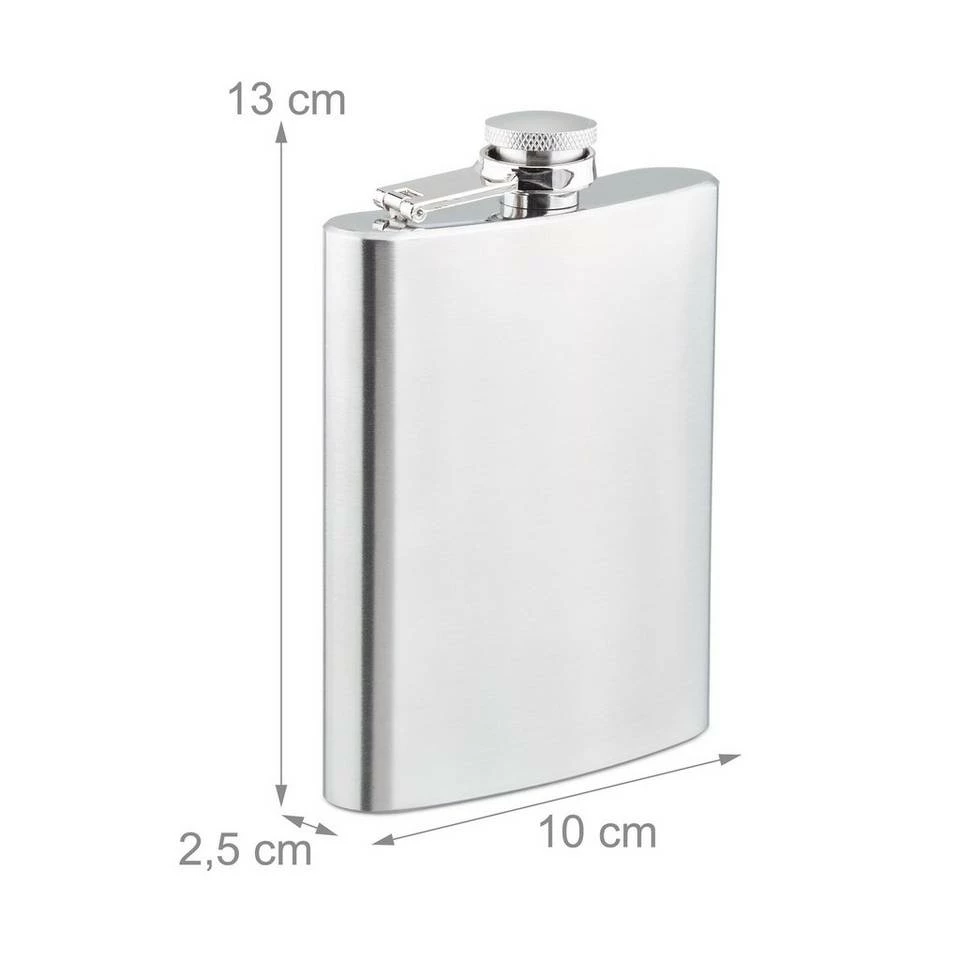 relaxdays Flachmann »35 tlg. Flachmann Set Edelstahl« 2 relaxdays Flachmann »35 tlg. Flachmann Set Edelstahl« – Bild 2