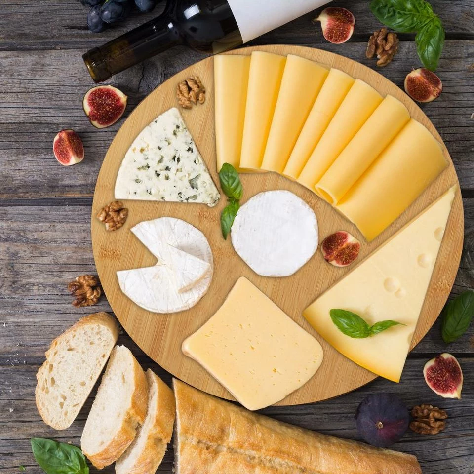 relaxdays Pizzaschneidebrett »Pizzabrett Bambus 2er Set mit Backpapier«, Bambus 5 relaxdays Pizzaschneidebrett »Pizzabrett Bambus 2er Set mit Backpapier«, Bambus – Bild 5