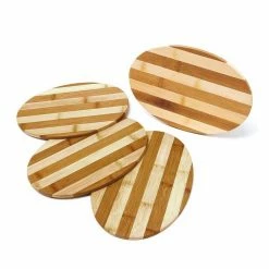 relaxdays Frühstücksbrett »Bambus Frühstücksbrettchen gestreift«, Bambus -Neuetischkultur Verkäufe 2022 661d610f 11f3 536f bdff e3a07edd979d