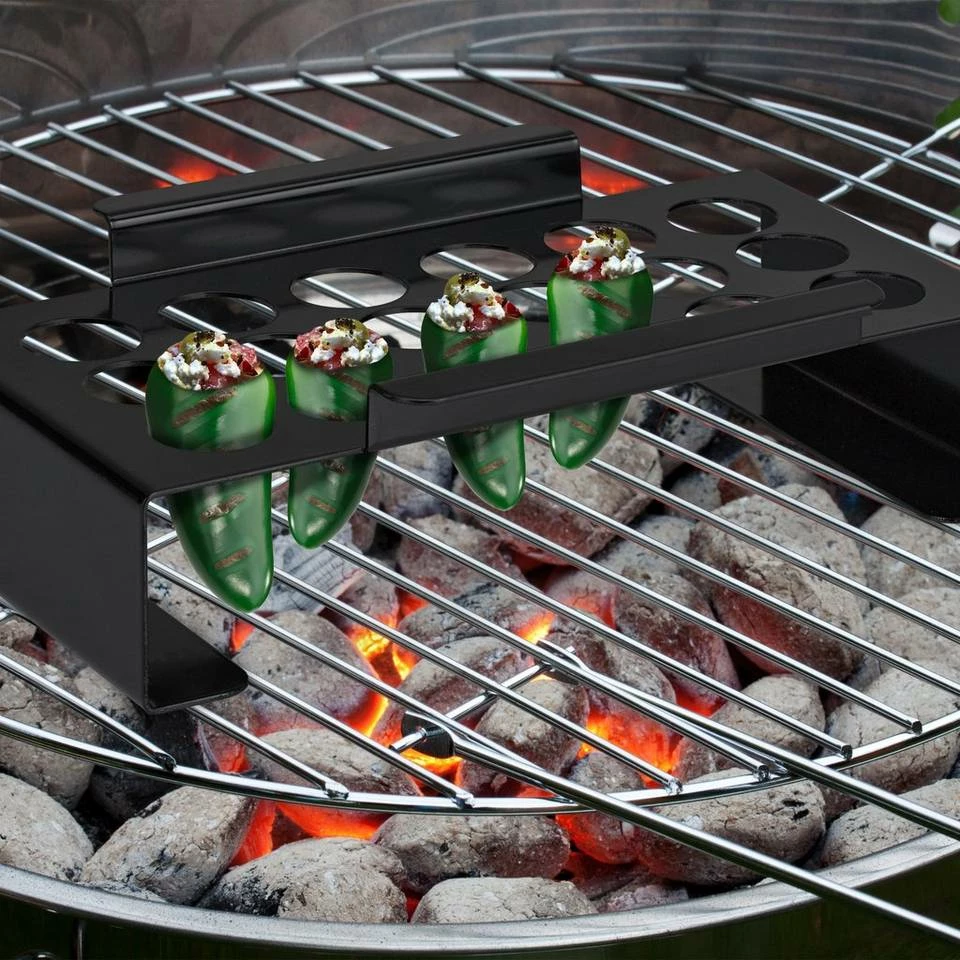 relaxdays Grillrost »Grillhalter für Jalapenos« 2 relaxdays Grillrost »Grillhalter für Jalapenos« – Bild 2