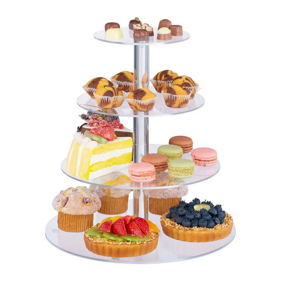 relaxdays Etagere »Etagere 4 Etagen«, Kunststoff 1 relaxdays Etagere »Etagere 4 Etagen«, Kunststoff